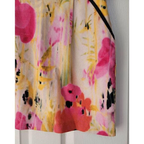 Tabitha Poppy Watercolor Mini Skirt 4 - Picture 3 of 6